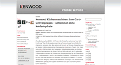 Desktop Screenshot of kenwood-presse.de